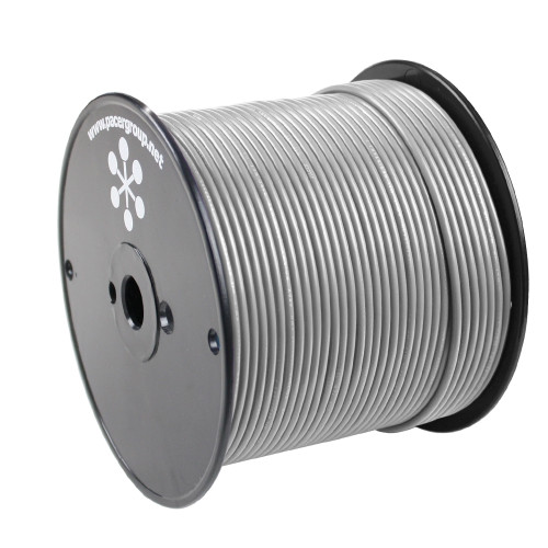 Pacer Grey 14 AWG Primary Wire - 500  [WUL14GY-500]