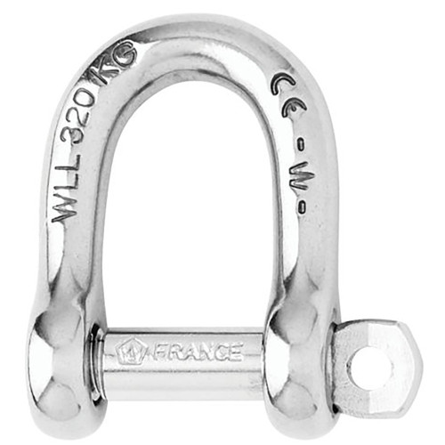 Wichard Self-Locking D Shackle - 12mm Diameter - 15\/32" [1206W]