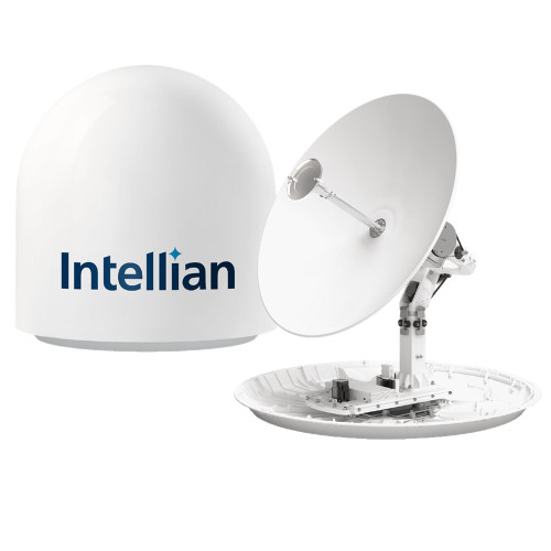 Intellian s100N 1M HD Satellite TV Antenna In v100NX\/t100N Matching Dome - Includes Multi-Switch Module [T4-107BT3]