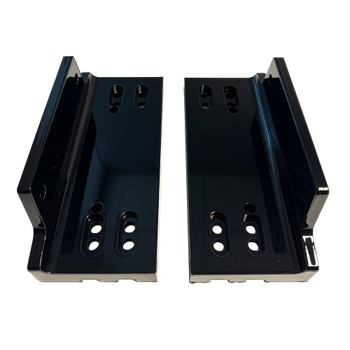 Power-Pole Dual Side-Mount Adapters f\/All Outboards - Black [PKD-MTOS-PLT-BK]