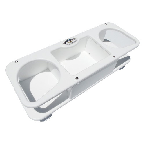 Deep Blue Marine MB-2 Double Cup Holder w\/Suction Cups [MB-2]