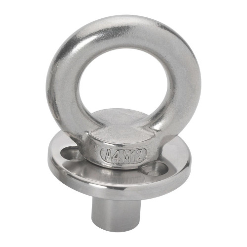 Barton Deck Plate w\/Fixing  Eye w\/Blanking Plug - M12 Eye [60362]