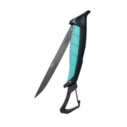 Toadfish Custom Engraved Stowaway Folding Fillet Knife w\/Built-In Carabiner - 7" (MINIMUM ORDER QUANTITY OF 25) [TF1029]