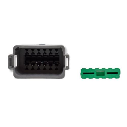 Bluewater 12 Position Male Deutsch Connector w\/Wedge Lock [DT04-12P]