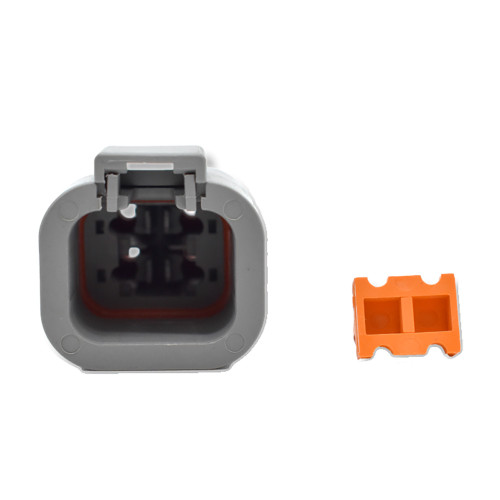 Bluewater 4 Position DTP Male Connector w\/Wedge Lock [DTP04-4P]