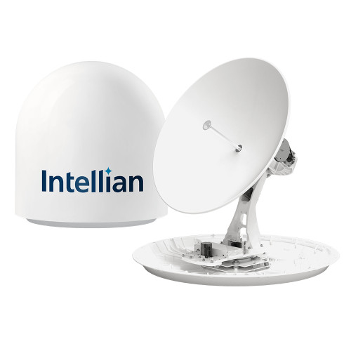 Intellian t100N 1M Maritime Global Satellite TV Antenna System In v100NX Matching Radome [T4-101BW3]