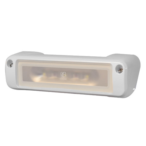 Lumitec Perimeter Light - White Finish - White\/Blue Dimming [101476]