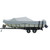 Carver Poly-Flex II Wide Series Styled-to-Fit Boat Cover f\/17.5 Aluminum V-Hull Boats with Walk-Thru Windshield - Grey [72317F-10]