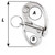 Wichard 1-3\/8" Snap Shackle w\/Fixed Eye - 35mm [2470W]