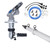 Tigress XD Crank Top Mount System - 18 - Silver Outriggers Pro Series Double Rigging Kit [88825-2]