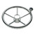 Schmitt Marine 170 Finger Grip Destroyer 5-Spoke 13.5" Stainless Steel Cap 3\/4" Tapered Shaft w\/Knob [1731321FGK-R]