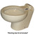 Raritan Marine Elegance - Household Style - Bone - Fresh or Saltwater - Smart Toilet Control - 12v [220AHS012]