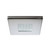 Quick Edwin C Downlight LED - 2W, IP66, Screw Mounted - Square Stainless Bezel, Square Warm White Light [FASP3432X02CA00]