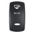 Pacer Actuator - 'BILGE' f\/V Series Contura Switches - Black - Laser Etched (Top\/Bottom Light) [EV2LE-BLG]
