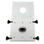 Seaview Removable Base f\/Pedestal Mounts w\/10x10 Base Plate - White [PMRB10]