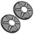 Fusion Apollo 7.7" Shielded Grey Speaker Grilles (Pair) [010-13291-10]