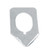 Tigress 9" Backing Plate f\/Screwless Rod Holders - Stainless Steel [77275-1]