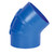 Trident Marine 5" ID 45 Degree Blue Silicon Wet Exhaust Elbow [240V5000-S\/S]