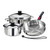Magma 7 Piece Induction Cookware Set - Stainless Steel  [A10-362-IND]