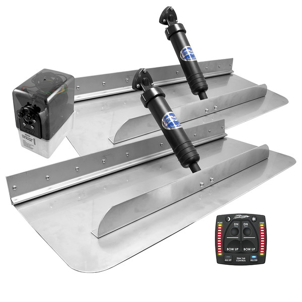 Bennett Marine 30x12 Hydraulic Trim Tab System w\/One Box Indication [3012OBI]