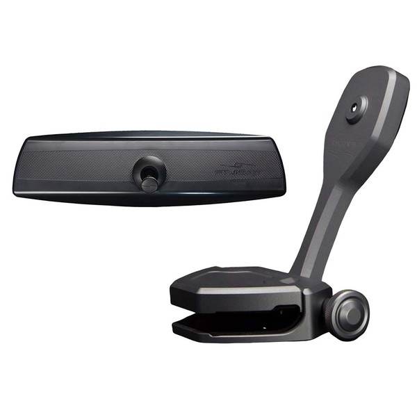 PTM Watersports Mirror\/Bracket Kit w\/VR-140 PRO Mirror  ZXR-360 (Titanium Grey) [P12848-2360TEBGR]