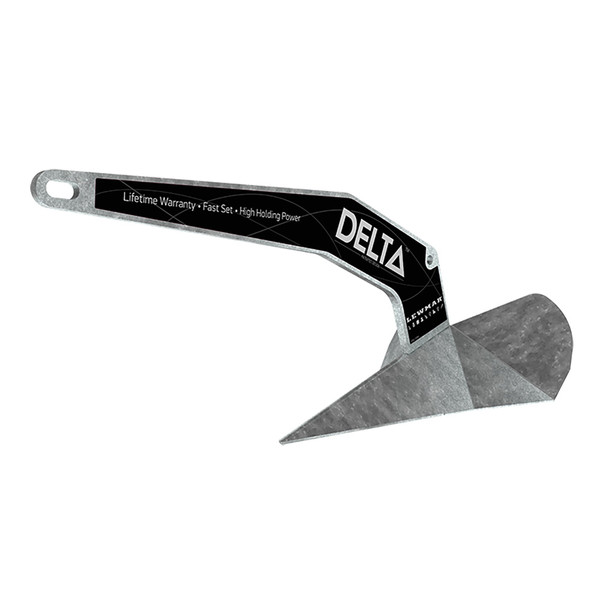 Lewmar Delta Anchor - Galvanized - 22lb  [0057410]