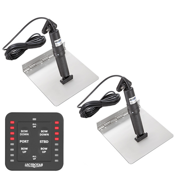 Lectrotab XKA Stainless Steel Trim Tab Kit w\/One-Touch Control - 9 x 12  [XKASL9X12]