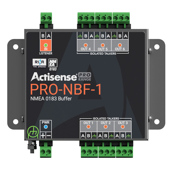 Actisense PRO NMEA Buffer - 1 OPTO Input, 6 ISO-Drive Outputs, Serial Port, Pluggable Screw Terminals [PRO-NBF-1]