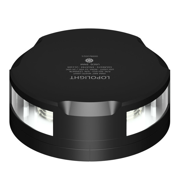 Lopolight 360-Degree Anchor Light w\/Strobe - 2NM - Black Housing w\/FB Base [201-012S-FB-B]