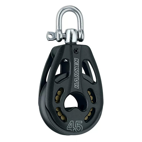 Harken 45mm Aluminum Black Magic Air Block w\/Swivel [3391]