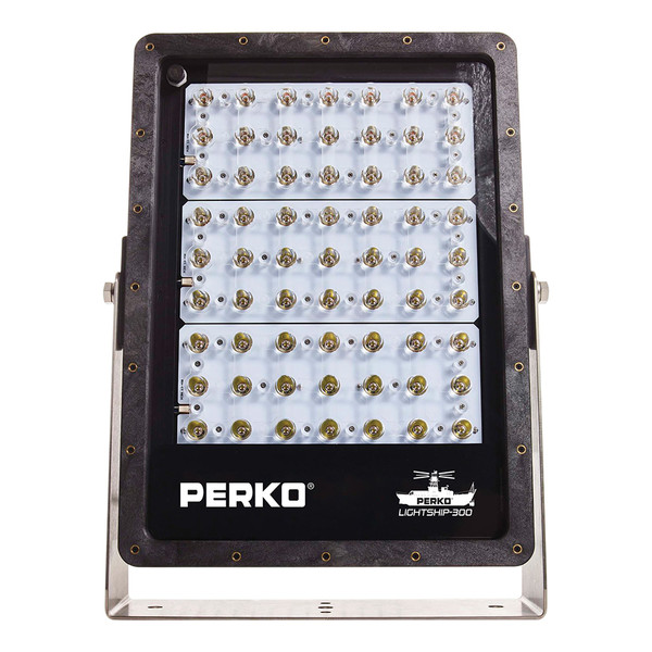 Perko Lightship 300 LED High Performance Floodlight - 12\/24V - Black [1643300F0B]