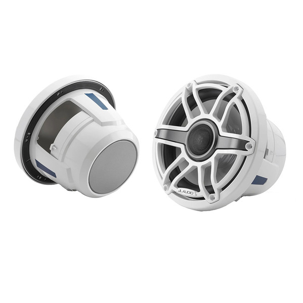 JL Audio M6 Series 8.8" Marine Coaxial Speakers w\/Gloss White Sport Grille - M6-880X-S-GwGw [010-03078-00]