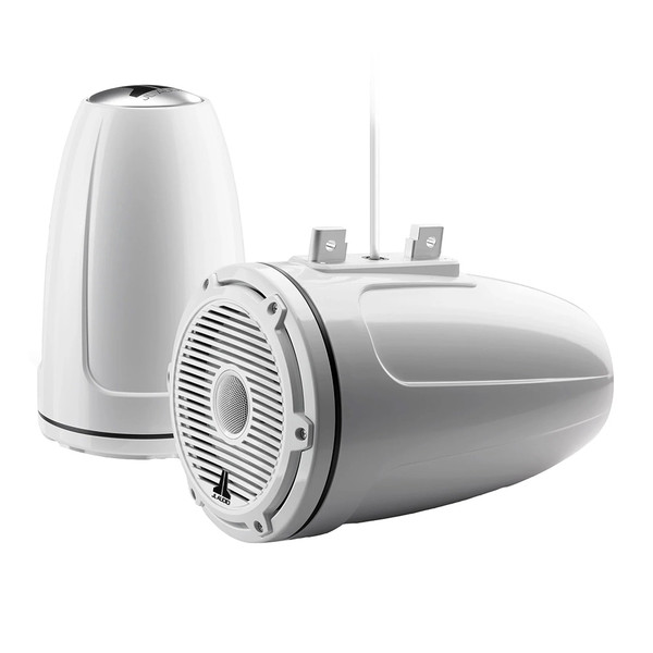 JL Audio M6 Series 7.7" Enclosed Tower Coaxial System w\/Gloss White Classic Grille - M6-770ETXv3-Gw-C-3Gw [010-03856-00]