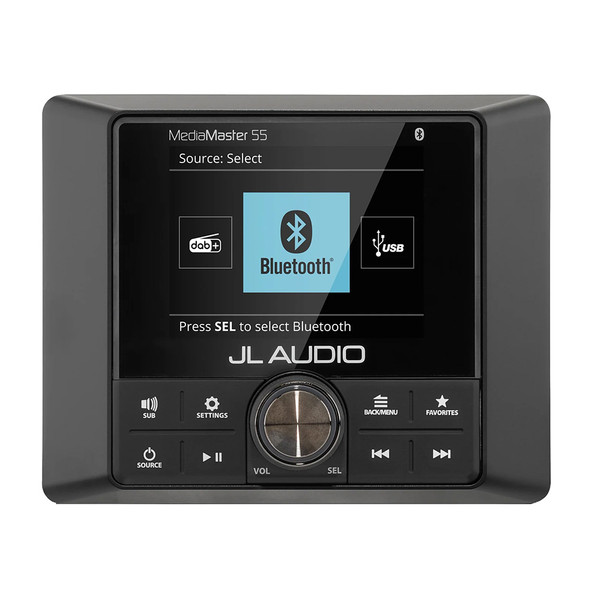 JL Audio MM55 Premium Compact Marine Source Unit w\/Full-Color LCD [010-03365-00]