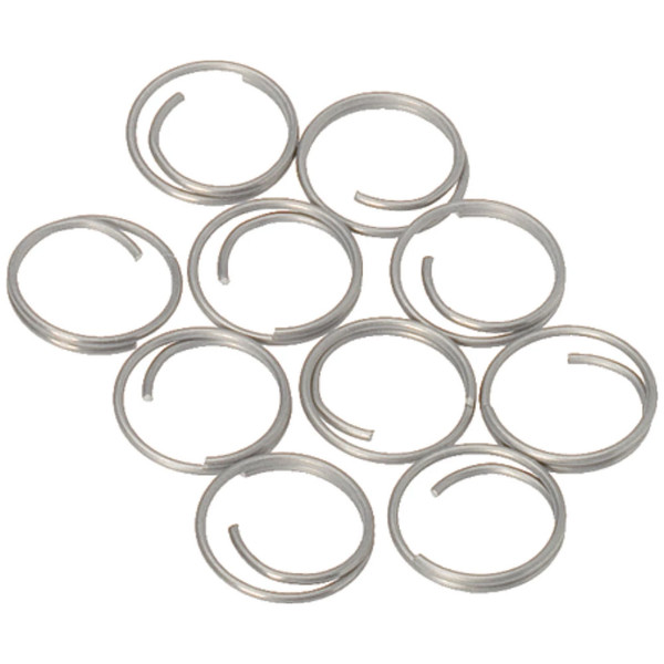 Barton Stainless Steel Large Split Rings - 14mm - 10-Pack [60191]