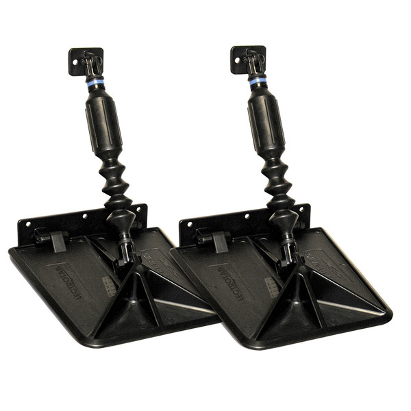 Smart Tab SX Composite Trim Tabs by Lectrotab 9.5 x 10 f\/15'-18 Boat w\/60 - 135HP - Black [SX9510-60]