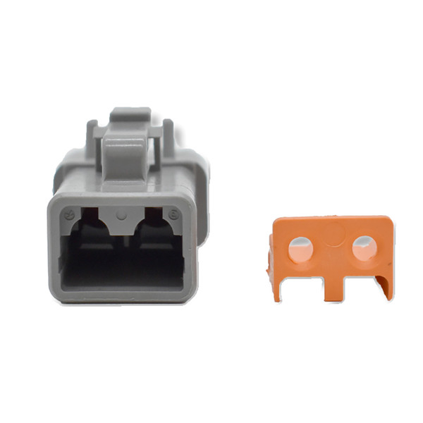 Bluewater 2 Position DTP Female Connector w\/Wedge Lock [DTP06-2S]