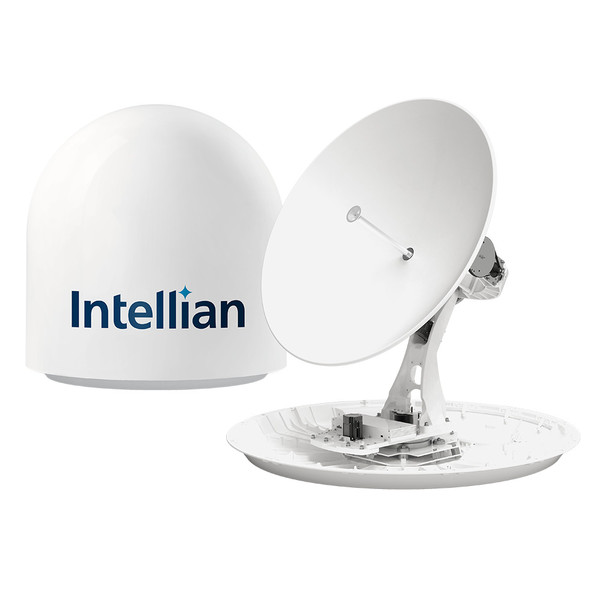 Intellian t100N 1M Maritime Global Satellite TV Antenna System In v100NX Matching Radome [T4-101BW3]