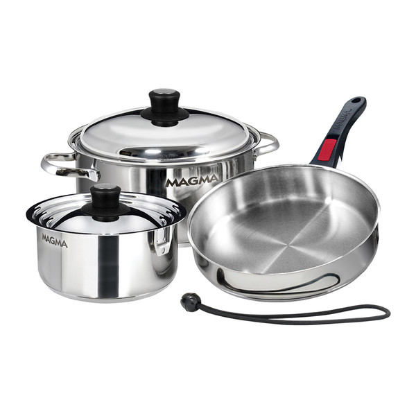Magma 7 Piece Induction Cookware Set - Stainless Steel  [A10-362-IND]
