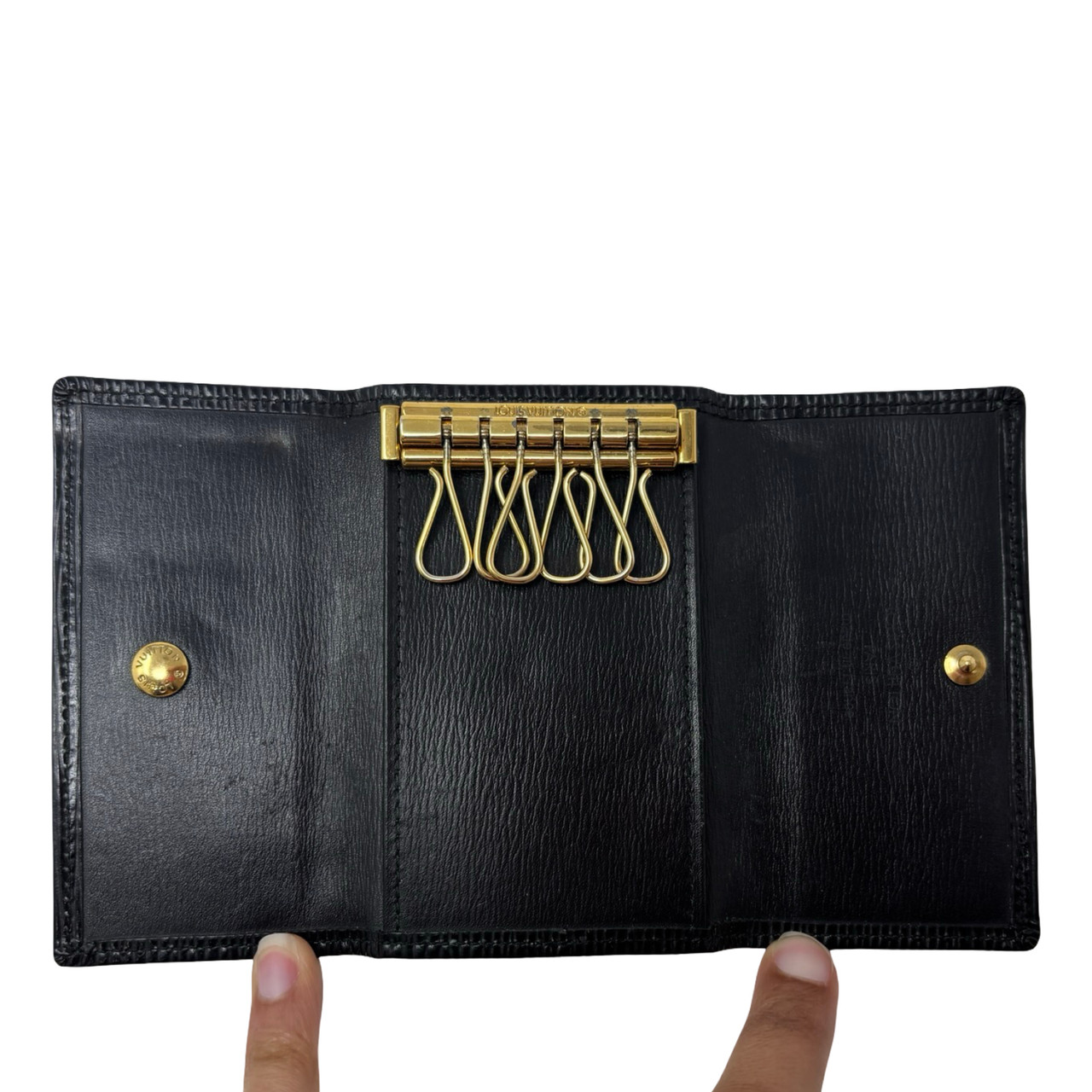 Louis Vuitton Textured Epi Key Holder