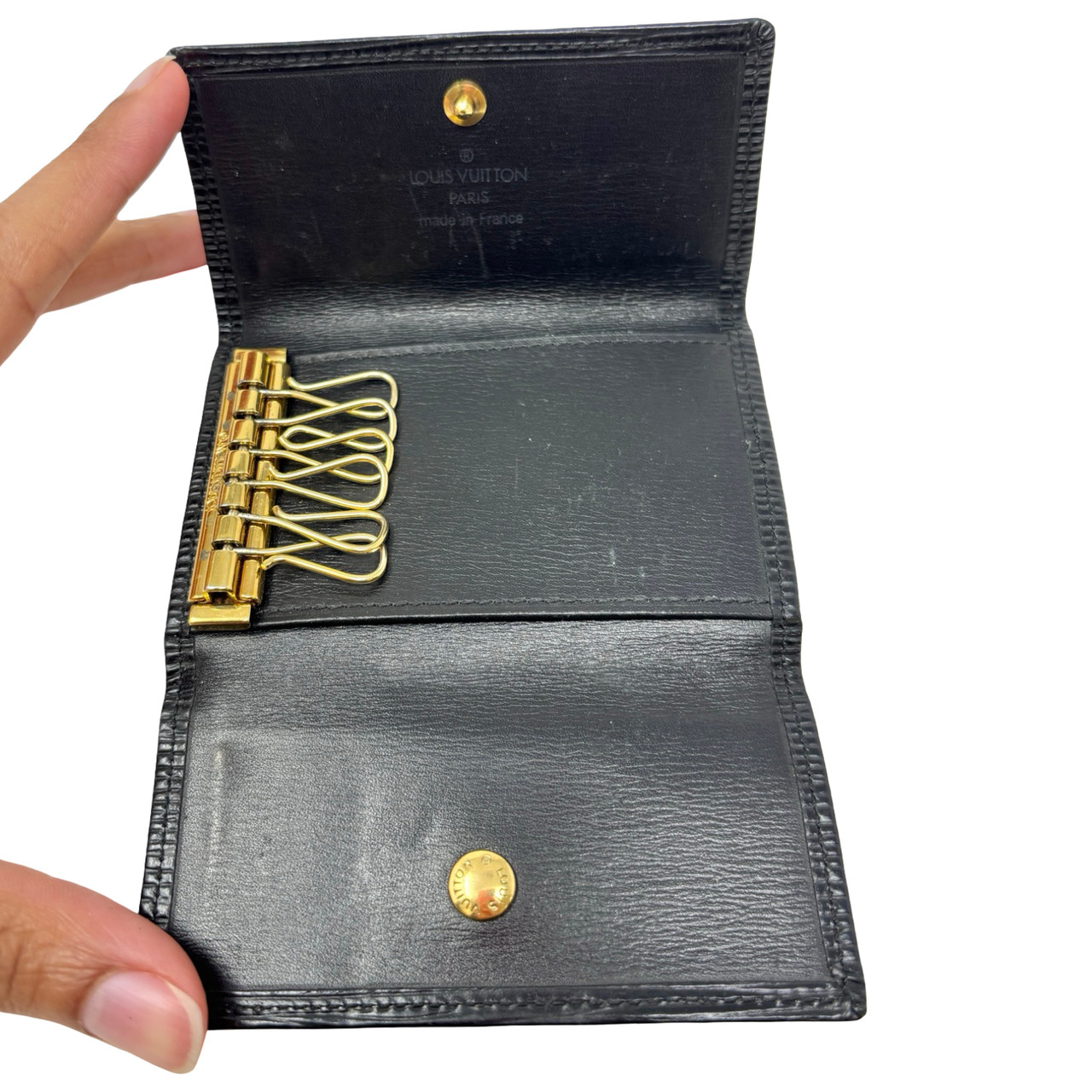 Louis Vuitton Textured Epi Key Holder