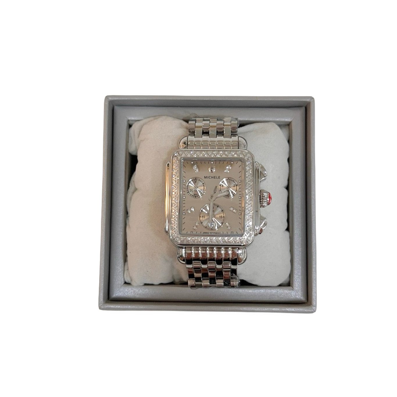 Michele Diamond Deco Watch