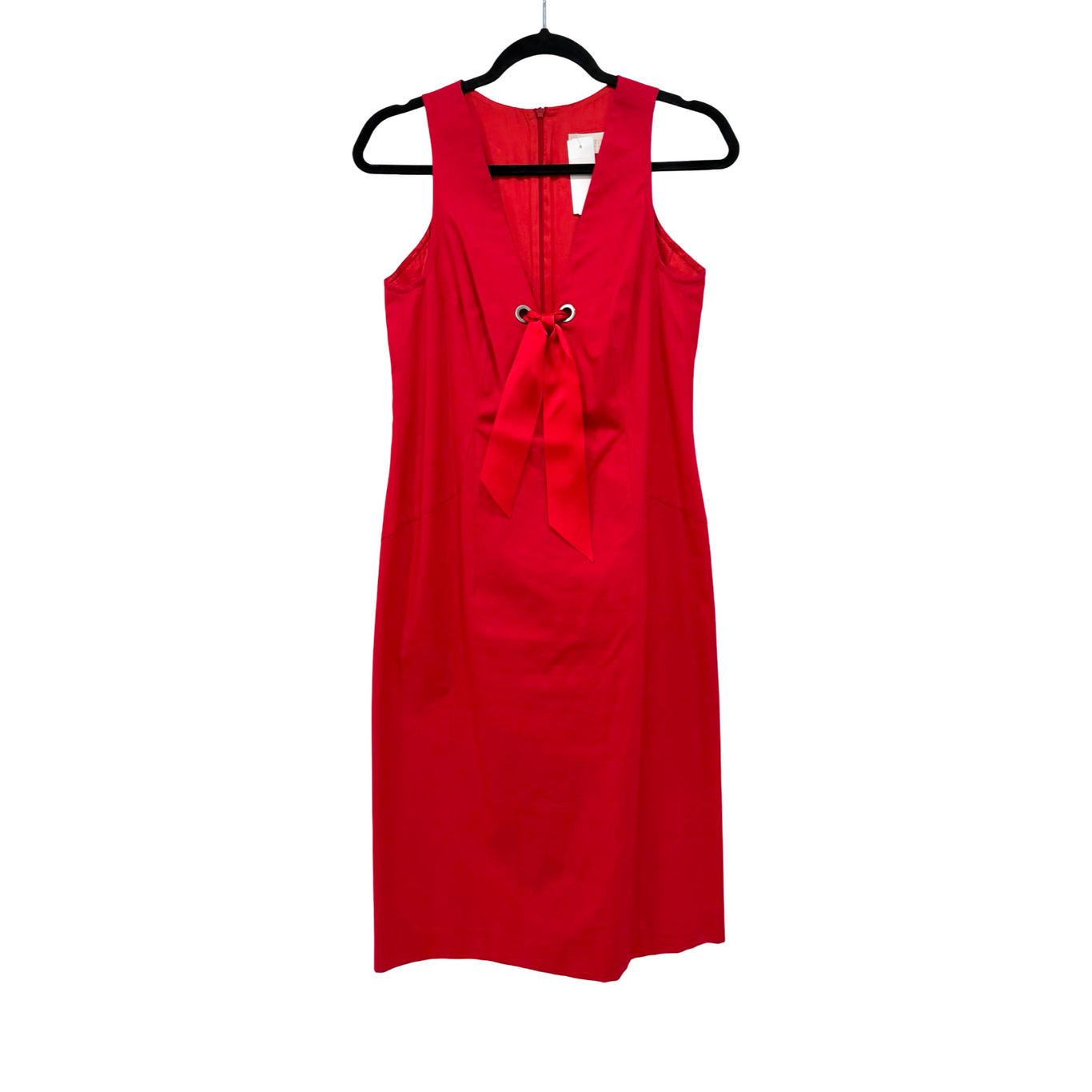 Valentino Red Midi Dress w/ Bow
