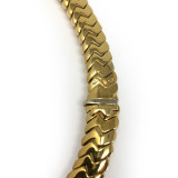 Bulgari Spiga Gold and Diamond Necklace Bulgari Spiga Gold and Diamond Necklace