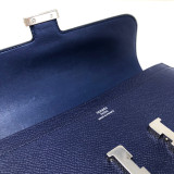 Hermès Bleu Sapphire Constance Wallet
