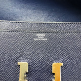 Hermès Bleu Sapphire Constance Wallet