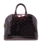 Louis Vuitton Burgundy Alma Handbag Louis Vuitton Burgundy Alma Handbag
