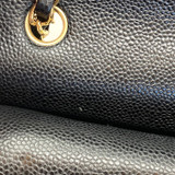 Chanel Black Caviar Flap Handbag