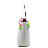 Louboutin White Cabata Tote
