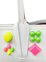 Louboutin White Cabata Tote